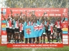 Fiji players celebrate the Cup Final win over France on day three of the Cathay Pacific/ HSBC Hong Kong Sevens in Hong Kong on 7 April 2019. Photo credit: Mike Lee - KLC fotos for World Rugby