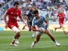 Argentina's Francisco Ulloa scores a try against Canada on day one of the HSBC Cape Town Sevens 2019 men's competition on 13 December, 2019. Photo credit: Mike Lee - KLC fotos for World Rugby