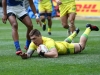Australia's Sean McMahon scores a try against Samoa on day two of the HSBC Cape Town Sevens 2019 men's competition on 14 December, 2019. Photo credit: Mike Lee - KLC fotos for World Rugby