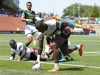 Kenya's Willy Ambaka scores a try against South Africa on day two of the HSBC New Zealand Sevens 2020 men's competition at FMG Stadium Waikato on 26 January, 2020 in Hamilton, New Zealand. Photo credit: Mike Lee - KLC fotos for World Rugby