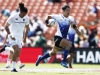 Japan's Teruya Goto cuts through the defense for a try on day two of the HSBC New Zealand Sevens 2020 men's competition at FMG Stadium Waikato on 26 January, 2020 in Hamilton, New Zealand. Photo credit: Mike Lee - KLC fotos for World Rugby