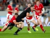 New Zealand's Ben Smith goes on to score his sides third try during the 2019 Rugby World Cup bronze final match at Tokyo Stadium. PA Photo. Picture date: Friday November 1, 2019. See PA story RUGBYU Wales. Photo credit should read: David Davies/PA Wire. RESTRICTIONS: Editorial use only. Strictly no commercial use or association. Still image use only. Use implies acceptance of RWC 2019 T&Cs (in particular Section 5 of RWC 2019 T&Cs) at URL: bit.ly/2knOId6
