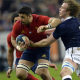 Francia, dura victoria ante Escocia