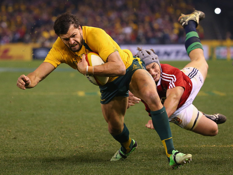 Adam-Ashley Cooper try - Australia vs British Lions - Foto: Planet Rugby