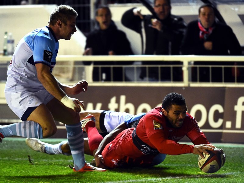 Bryan Habana try -Toulon-v-Bayonne - Foto: Planet Rugby