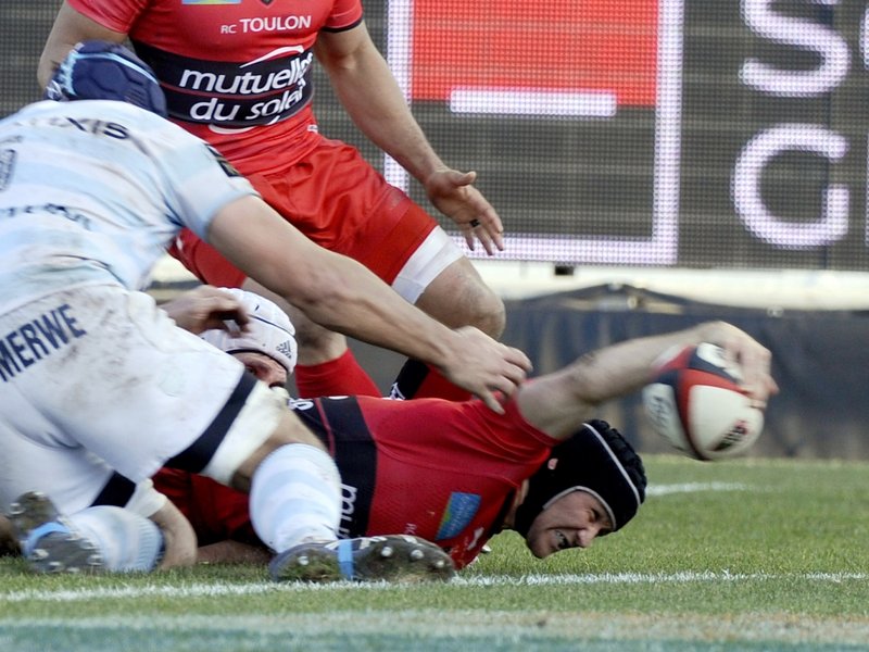 Matt Giteau try - Foto; Planet Rugby