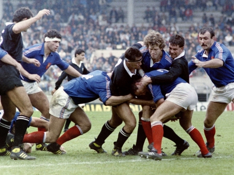 Francia v All Blacks - 1986 - Foto; Getty images