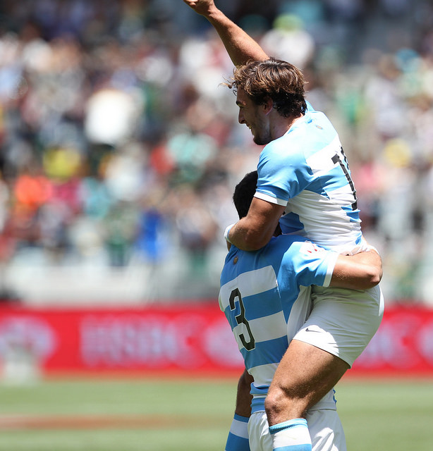 Argentina festeja su victoria ante los kiwis - Foto: Martin Seras Lima