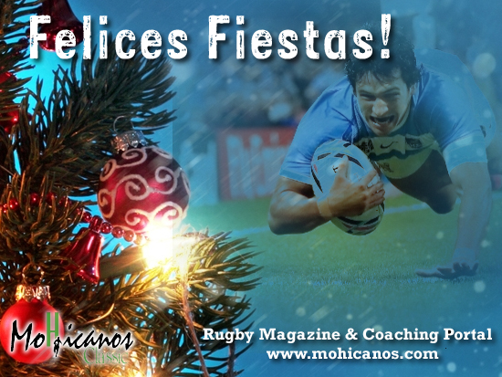Felices Fiestas les desea MoHicanos Rugby Magazine