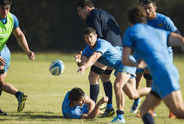 Tomas Cubelli, entrenamiento de hoy de Los Pumas - Foto: Vegara/UAR