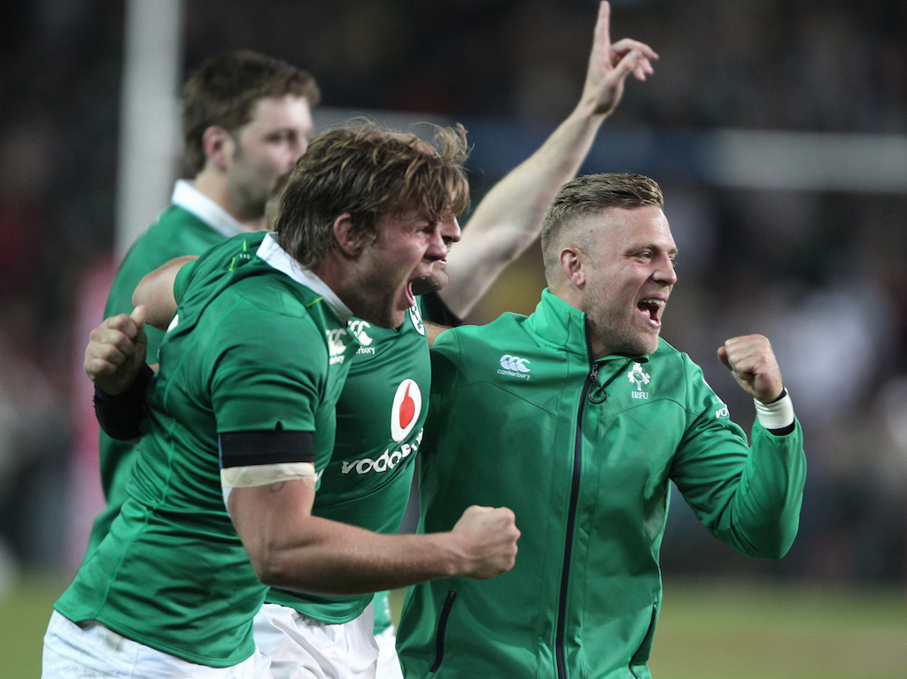 Irlanda celebra su triunfazo ante los Boks - Foto: Luke Walker/Gallo Images