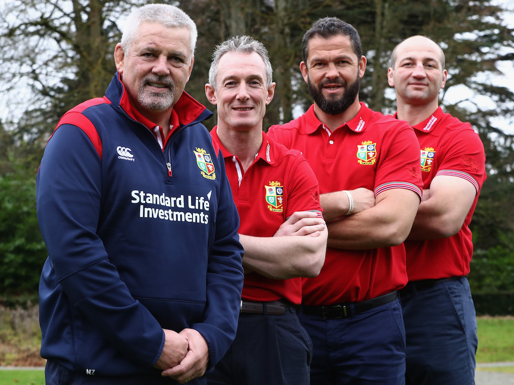 Gatland, Howley, Farrell y Borthwick son los entrenadores de los British & Irish Lions - Foto:  David Rogers/Getty Images